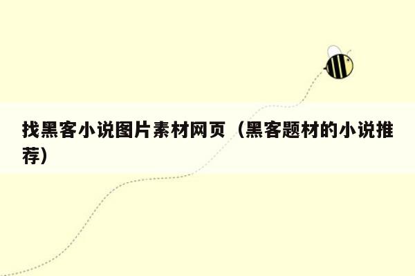 找黑客小说图片素材网页（黑客题材的小说推荐）