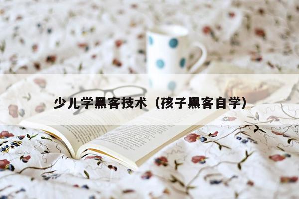 少儿学黑客技术（孩子黑客自学）