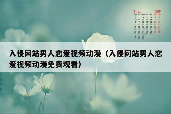 入侵网站男人恋爱视频动漫（入侵网站男人恋爱视频动漫免费观看）