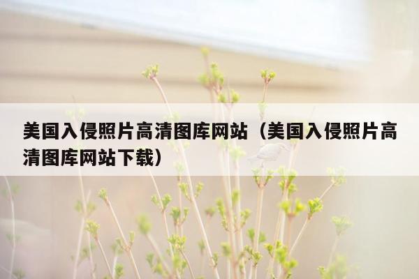 美国入侵照片高清图库网站（美国入侵照片高清图库网站下载）
